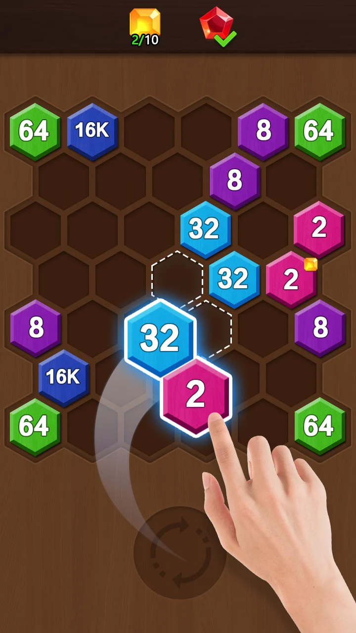Hexa puzzle - Number game screenshot
